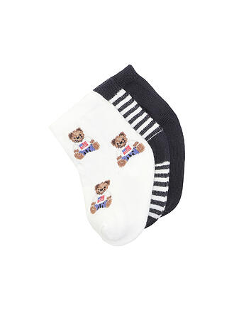 POLO RALPH LAUREN | Baby Socken 3er Pkg. White /Navy 