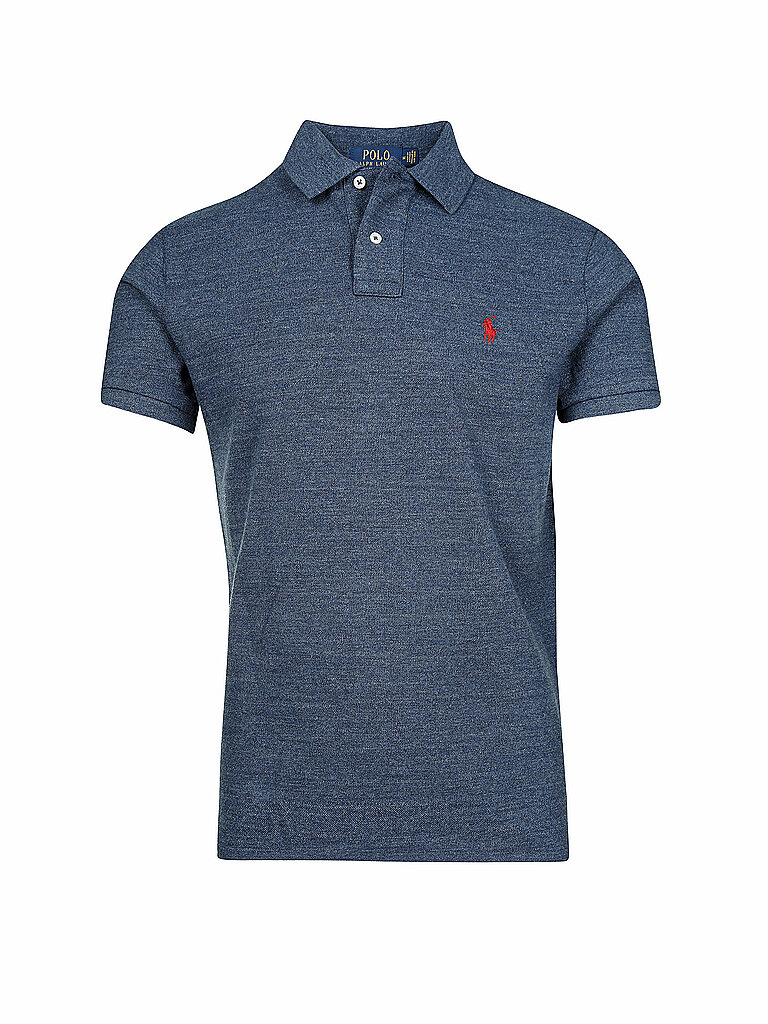 POLO RALPH LAUREN Poloshirt Custom-Slim-Fit blau | S