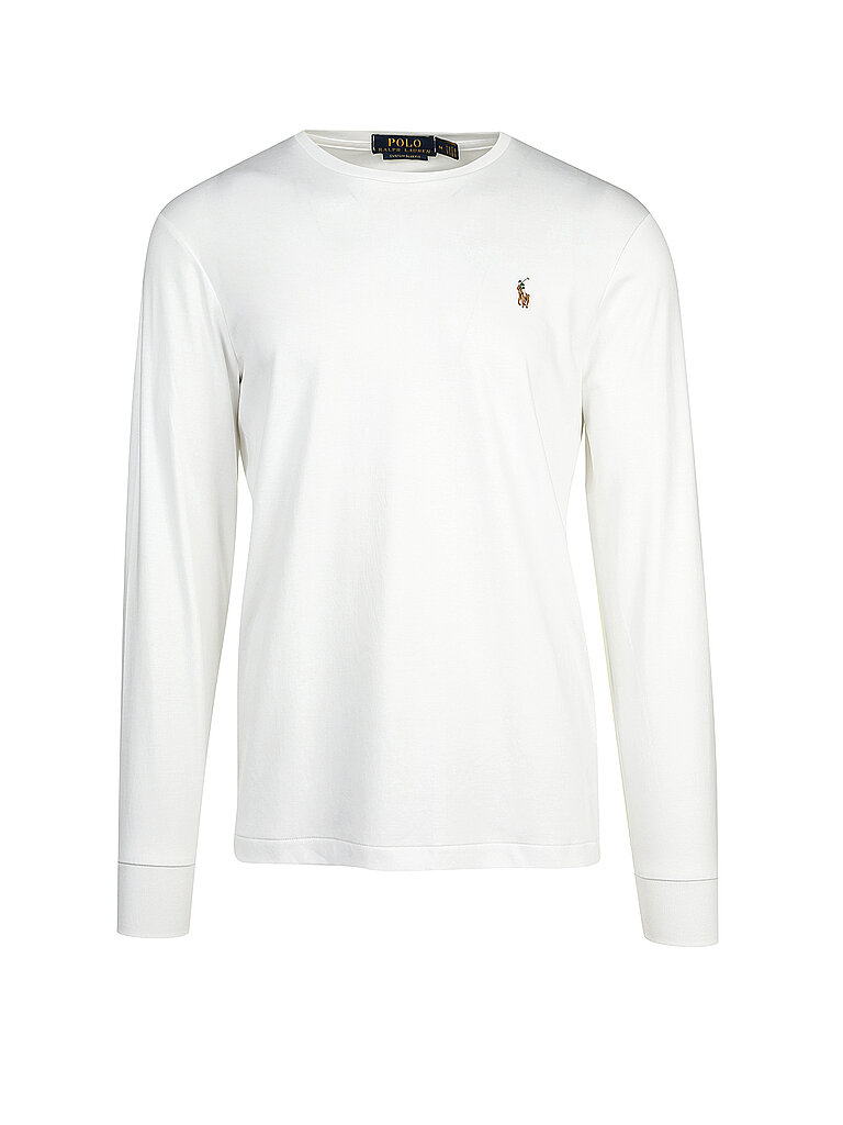 POLO RALPH LAUREN Langarmshirt weiss | XXL