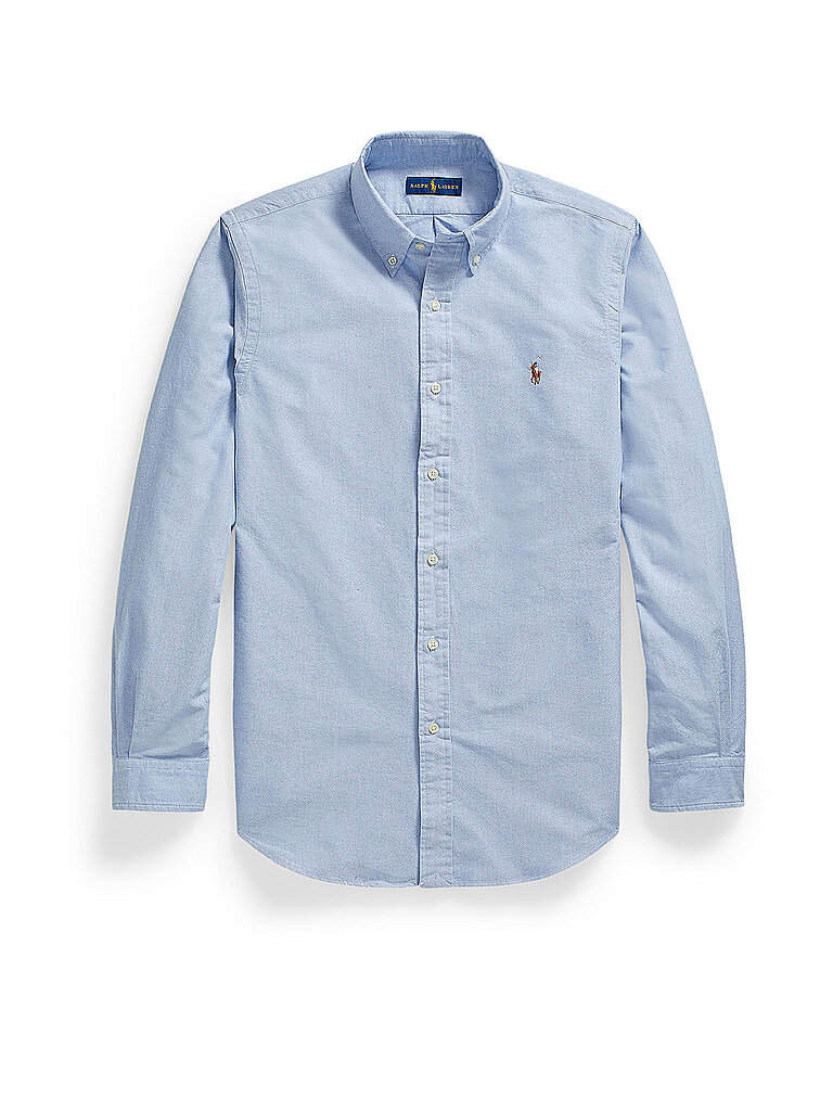 POLO RALPH LAUREN Hemd Custom Fit hellblau | XXL