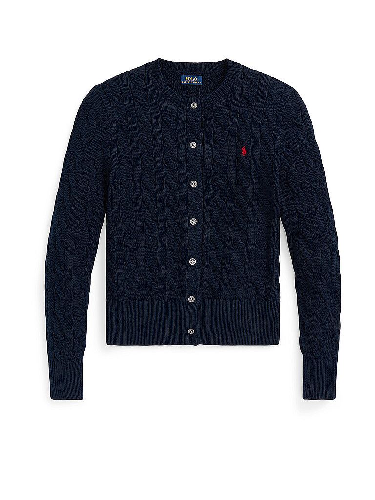 POLO RALPH LAUREN Cardigan Slim Fit dunkelblau | XL