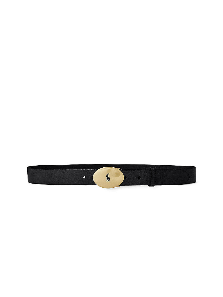 POLO RALPH LAUREN Ceinture en cuir noir | S