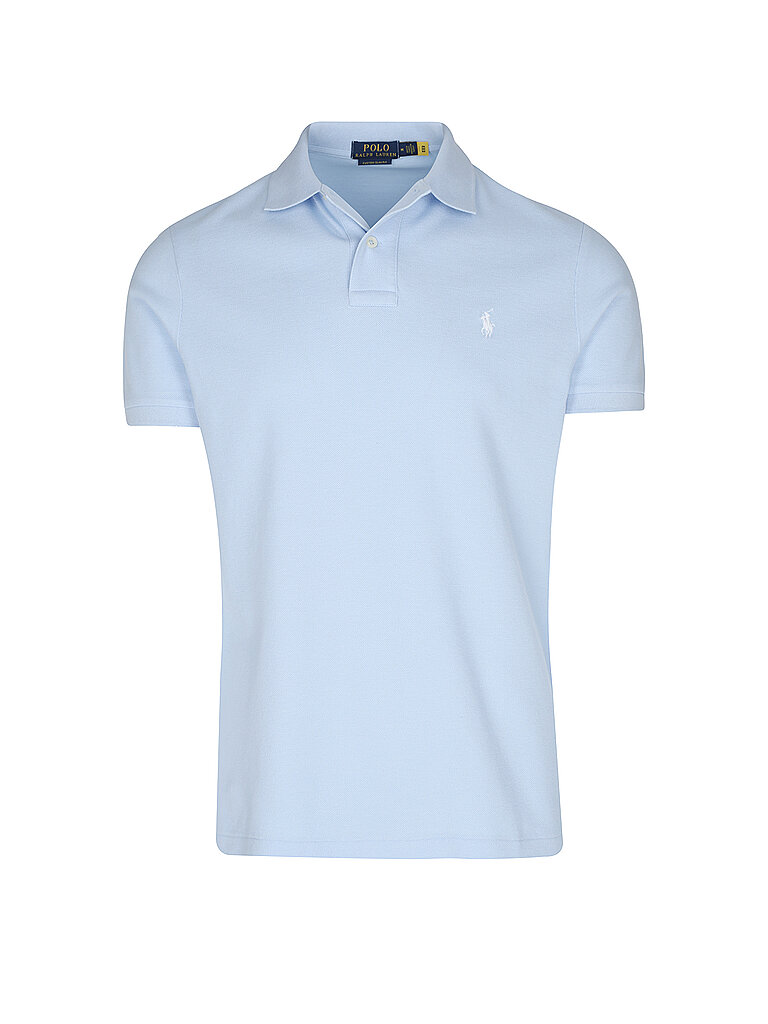 POLO RALPH LAUREN Poloshirt Custom Slim Fit hellblau | L