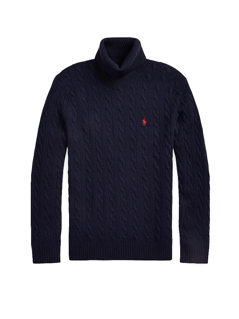 POLO RALPH LAUREN Rollkragenpullover dunkelblau | L