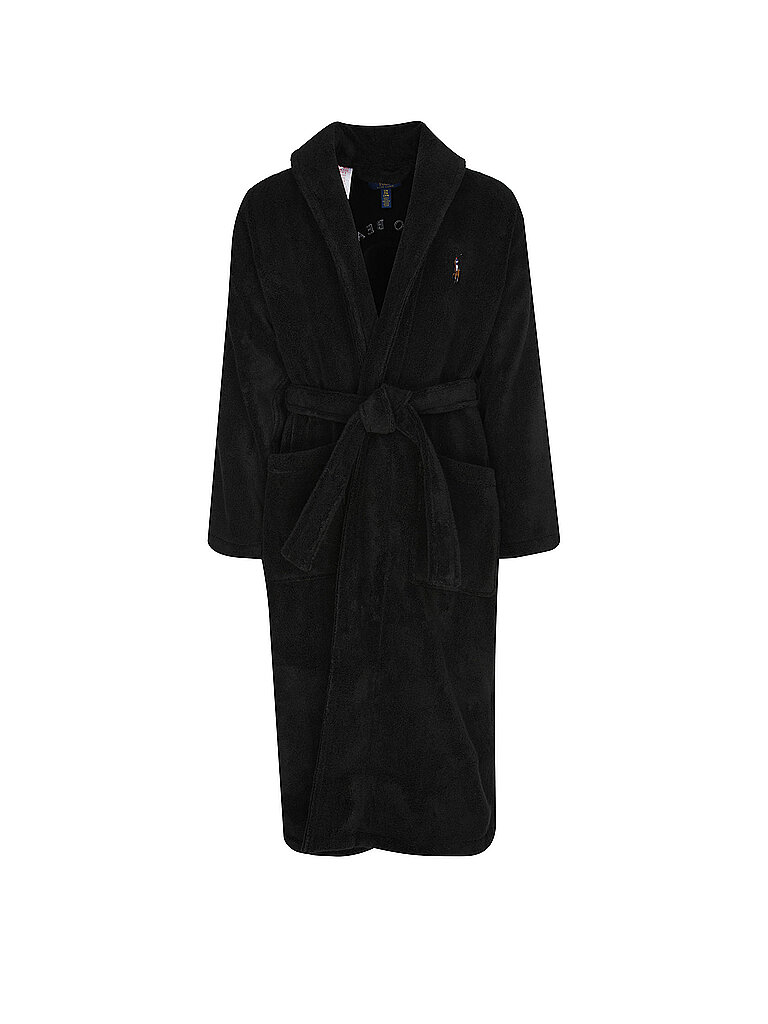 POLO RALPH LAUREN Bademantel schwarz | L/XL