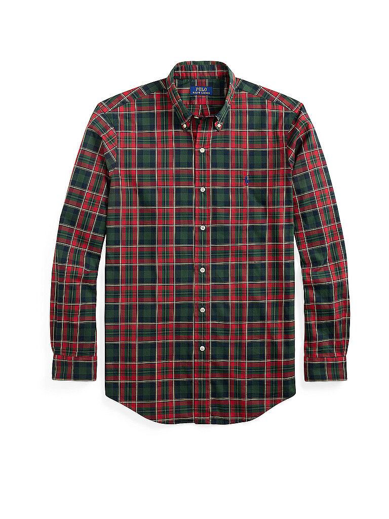 POLO RALPH LAUREN Hemd Slim Fit rot | L