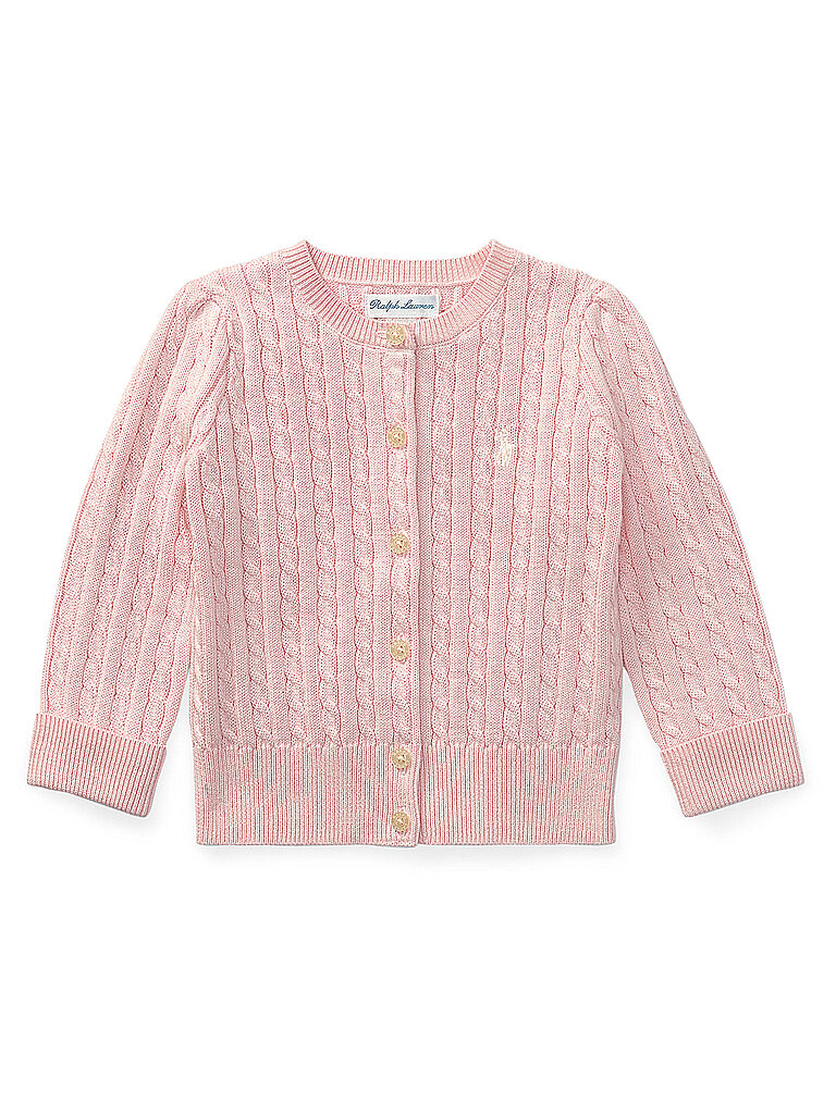 POLO RALPH LAUREN Baby Strickjacke rosa | 68