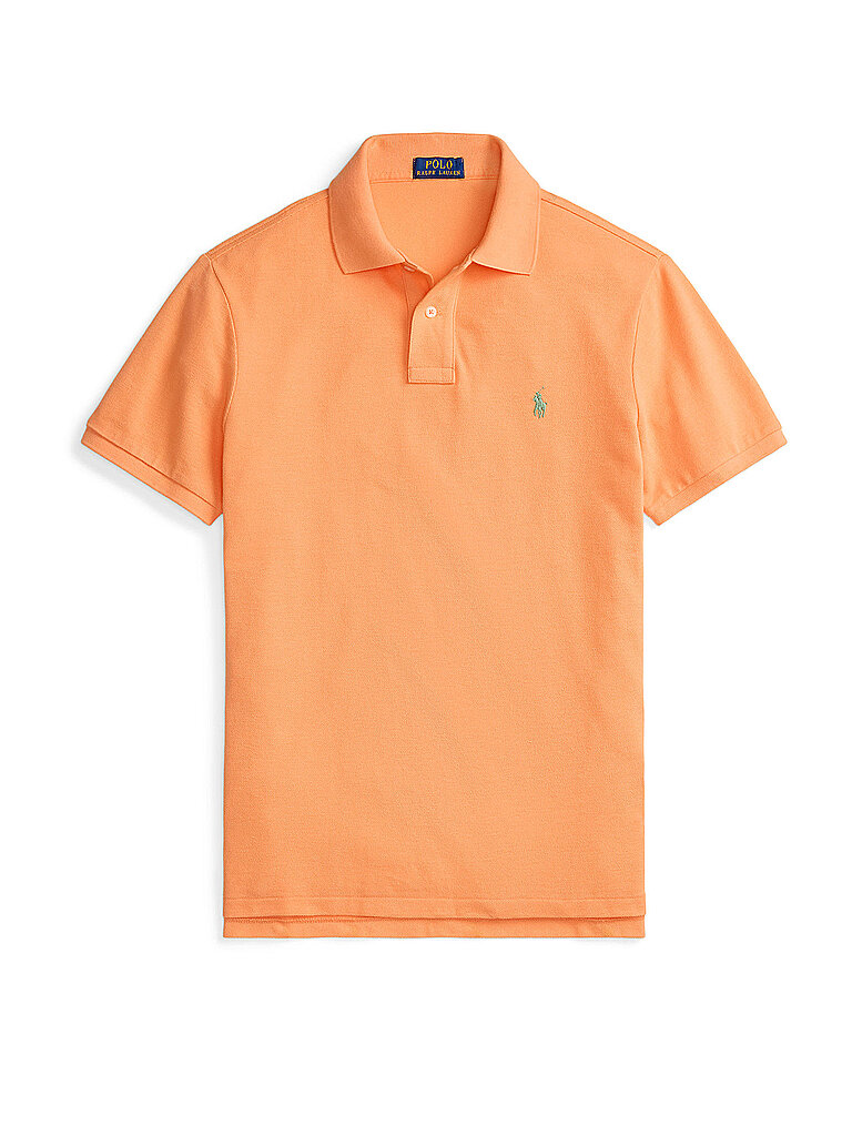 POLO RALPH LAUREN Poloshirt Custom Slim Fit orange | L