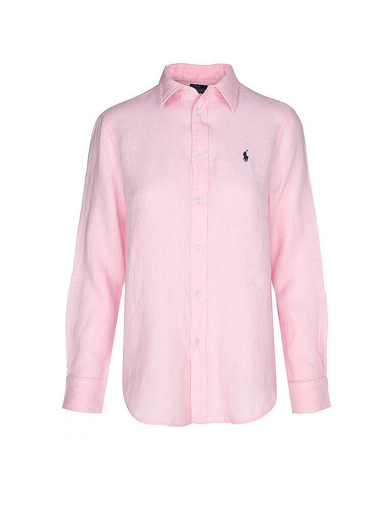 POLO RALPH LAUREN Leinenbluse rosa | XL