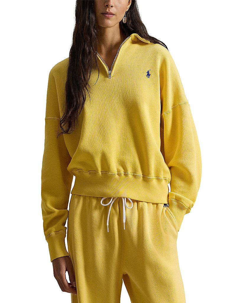 POLO RALPH LAUREN Troyer Pullover gelb | XL