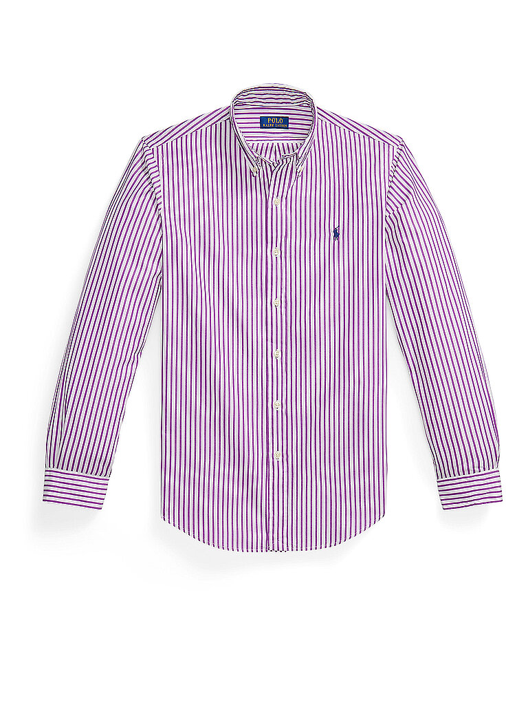 POLO RALPH LAUREN Hemd Custom Fit lila | M