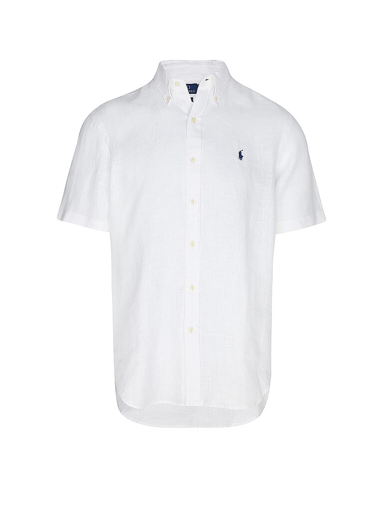 POLO RALPH LAUREN Leinenhemd weiss | XXL