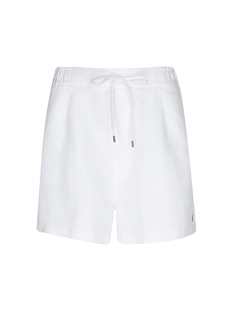 POLO RALPH LAUREN Leinenshorts weiss | XS