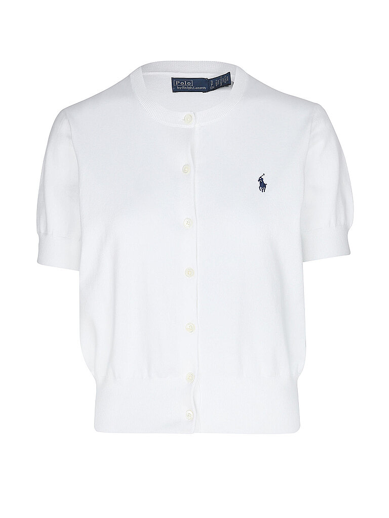 POLO RALPH LAUREN Strickjacke weiss | S
