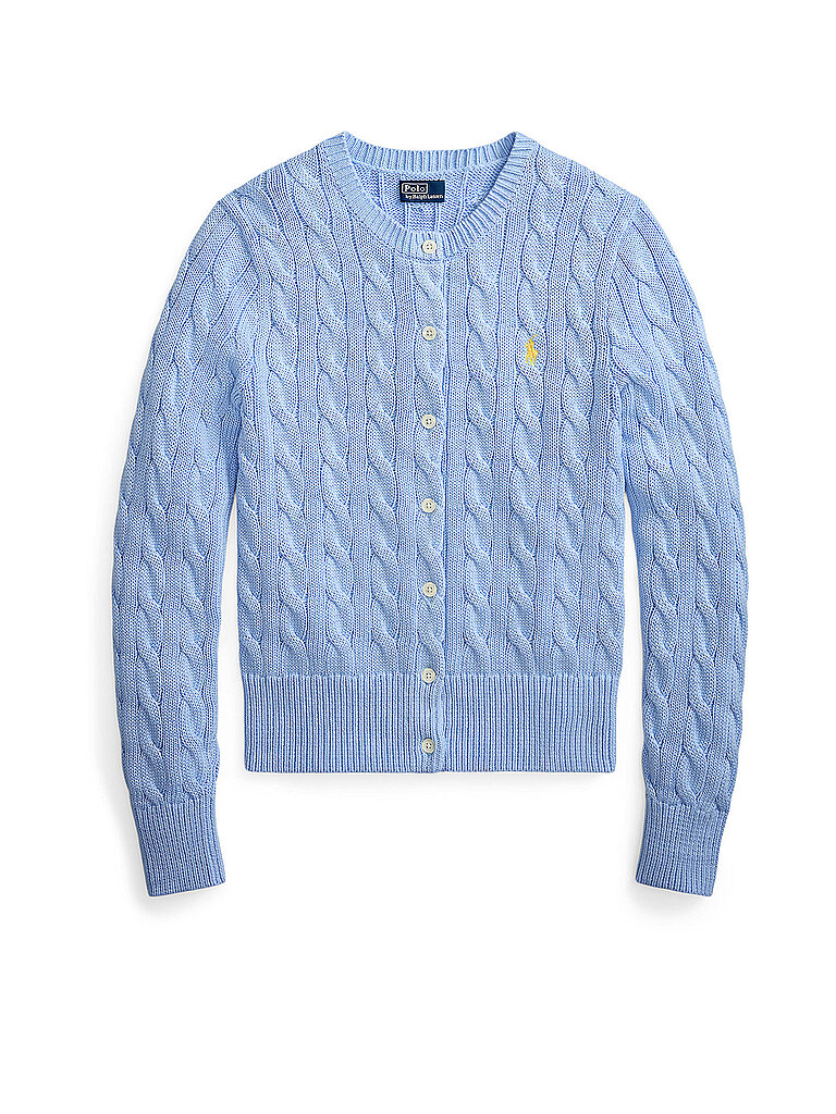 POLO RALPH LAUREN Cardigan Slim Fit hellblau | L