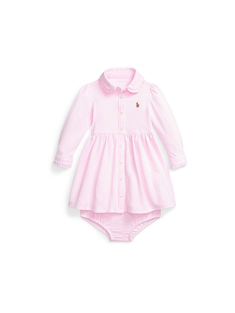 POLO RALPH LAUREN Robe bébé fille rose | 74