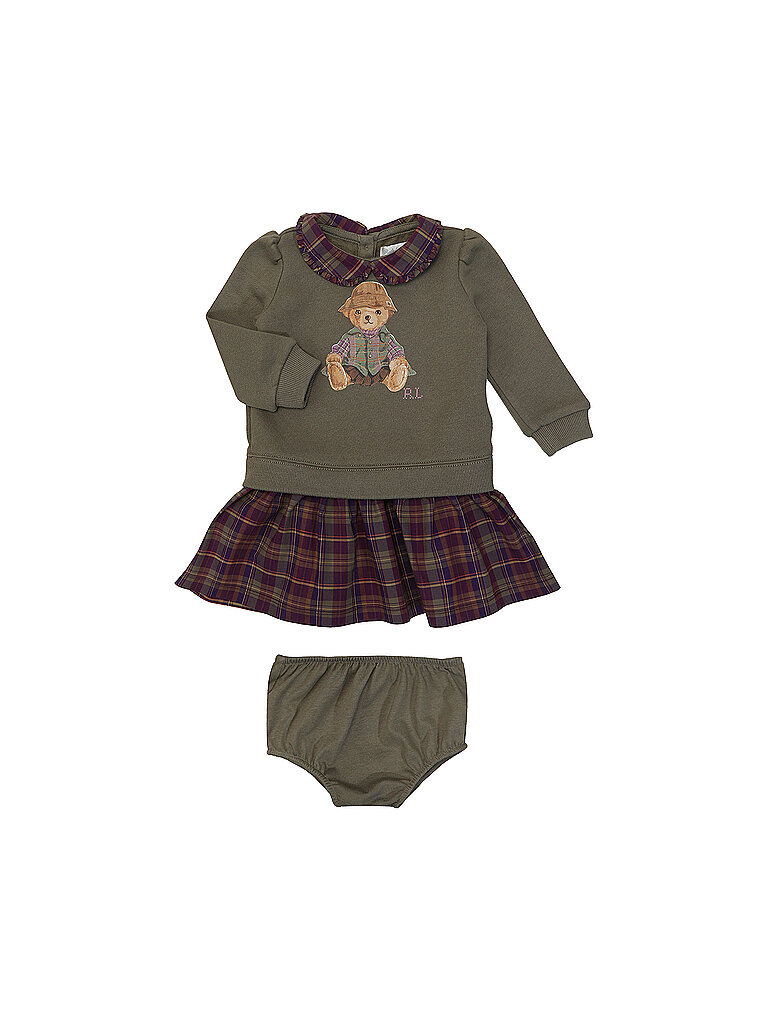 POLO RALPH LAUREN Baby Mädchen Kleid olive | 68