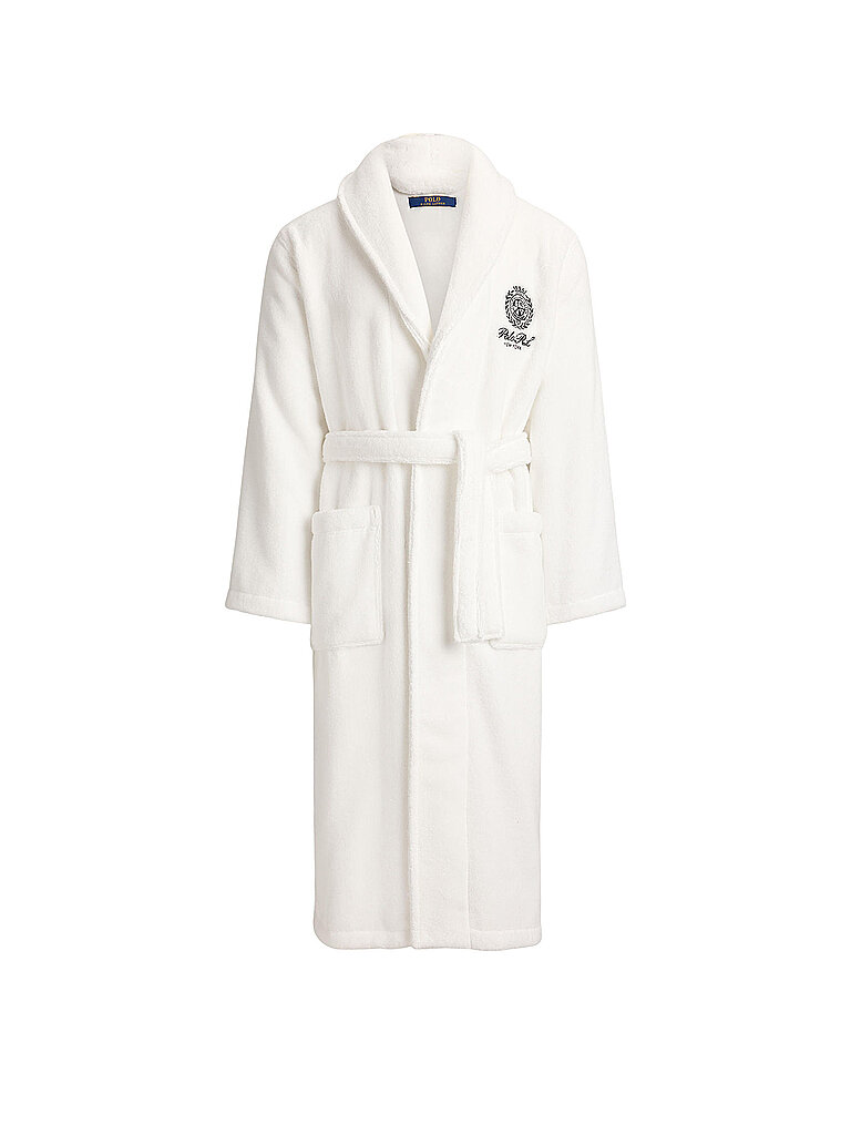 POLO RALPH LAUREN Bademantel weiss | S/M