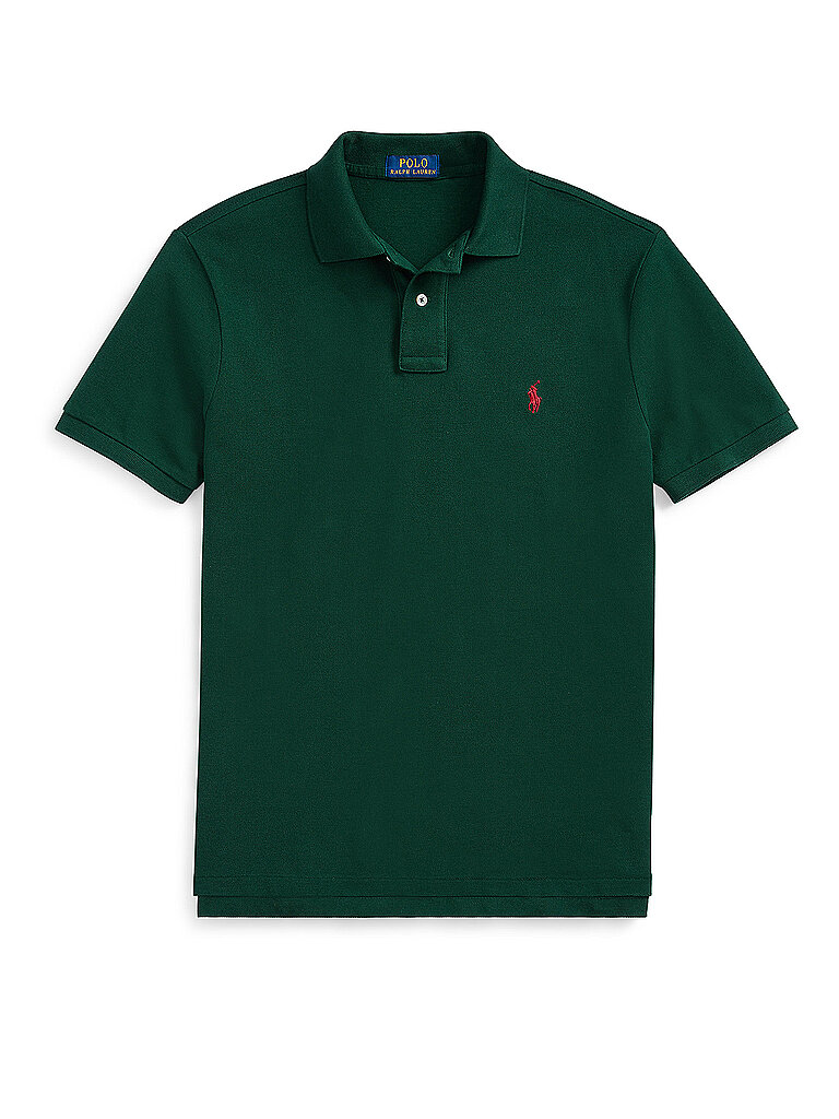POLO RALPH LAUREN Poloshirt Custom Slim Fit dunkelgrün | S