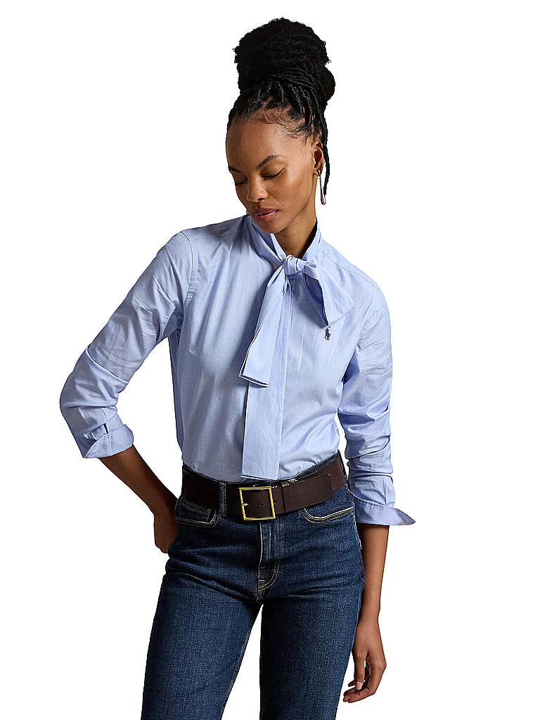 POLO RALPH LAUREN Bluse blau | 38
