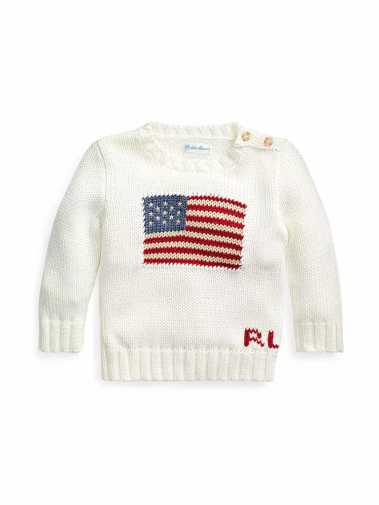 POLO RALPH LAUREN | Baby Pullover | weiss