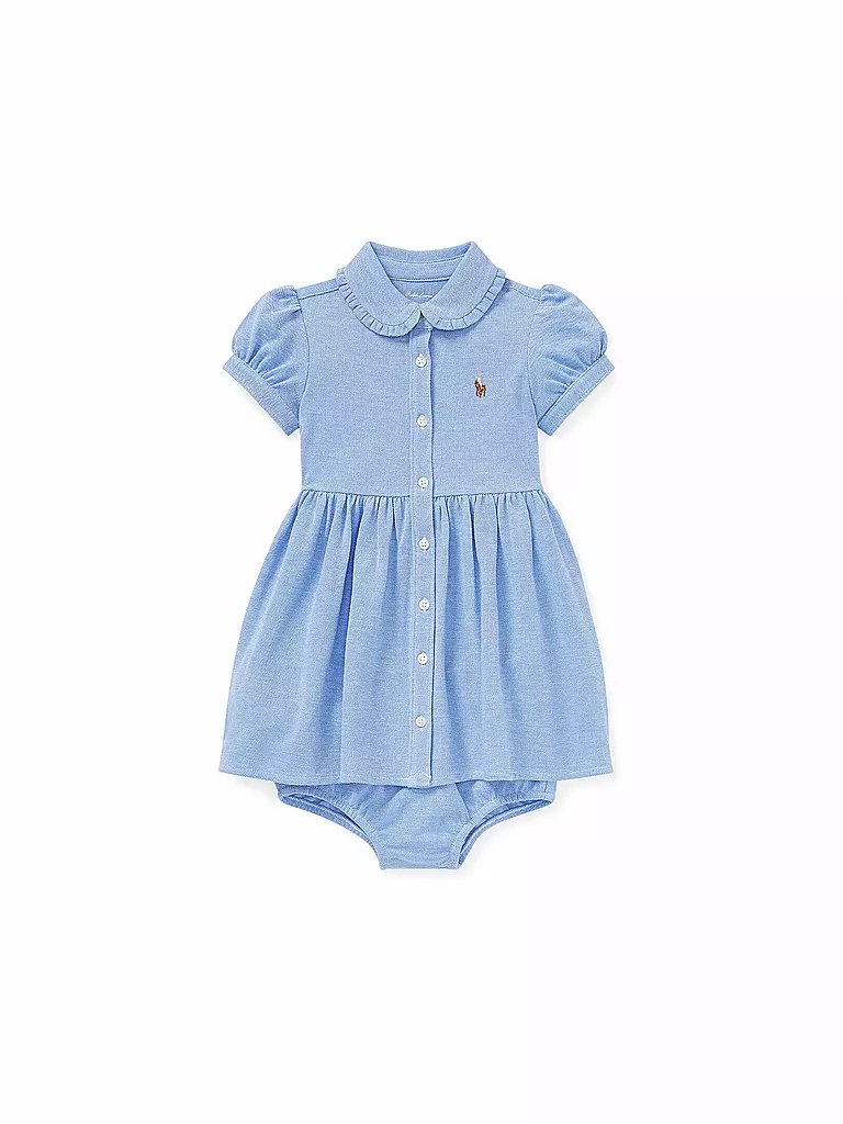 POLO RALPH LAUREN | Baby Set 2-teilig Kleid mit Höschen | blau