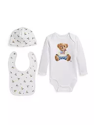 POLO RALPH LAUREN | Baby Set 3-teilig | weiss