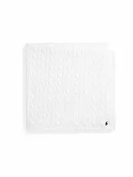 POLO RALPH LAUREN | Baby Strickdecke | weiss