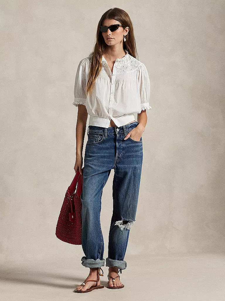 POLO RALPH LAUREN | Bluse  | weiss