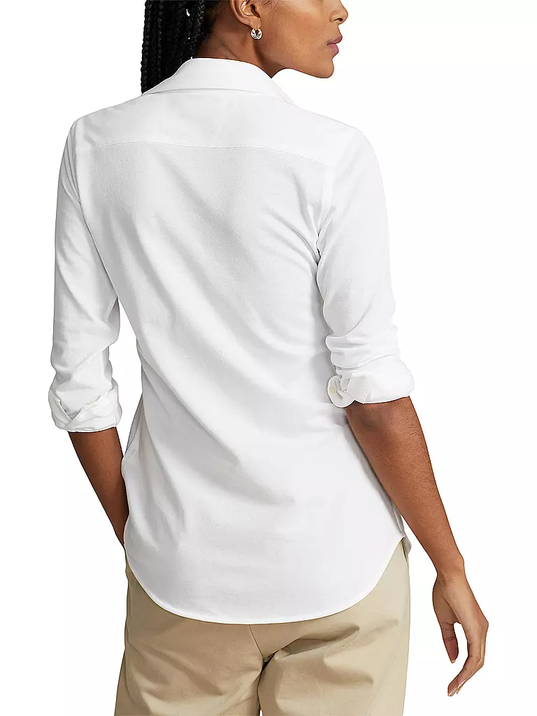 POLO RALPH LAUREN | Bluse Skinny Fit HEIDI | weiss