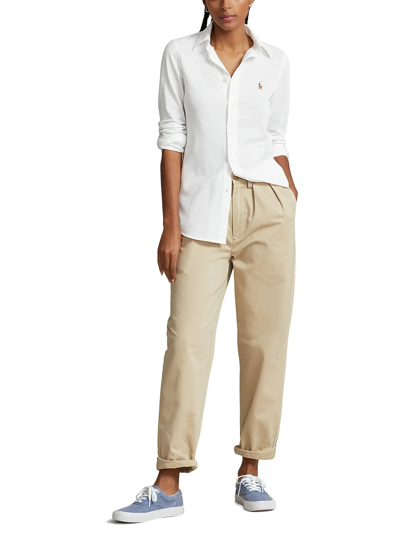 POLO RALPH LAUREN | Bluse Skinny Fit HEIDI | weiss