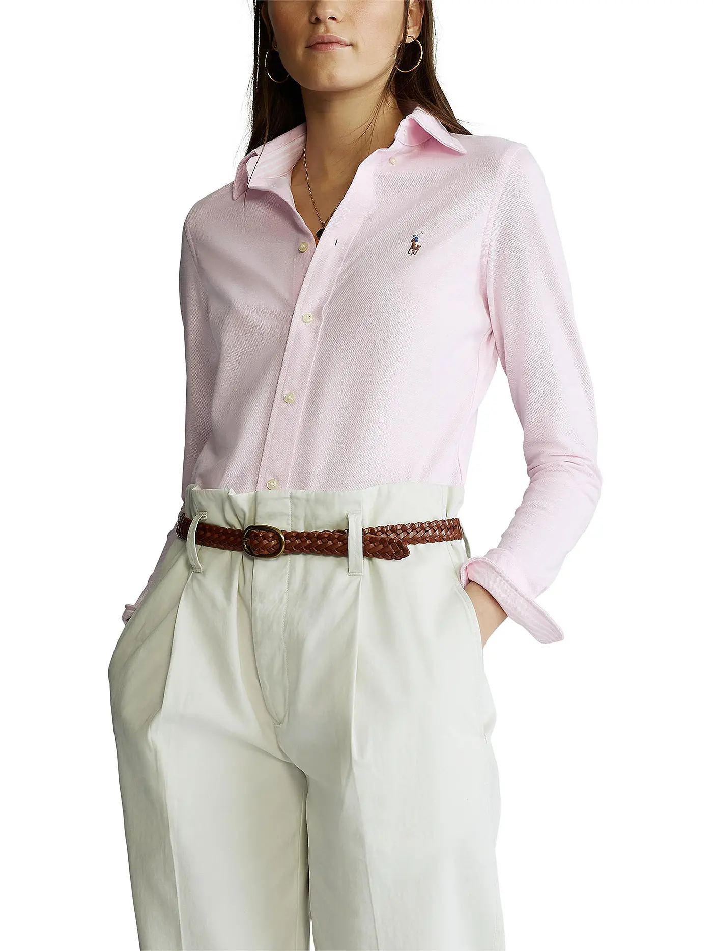 POLO RALPH LAUREN | Bluse Skinny Fit HEIDI | rosa
