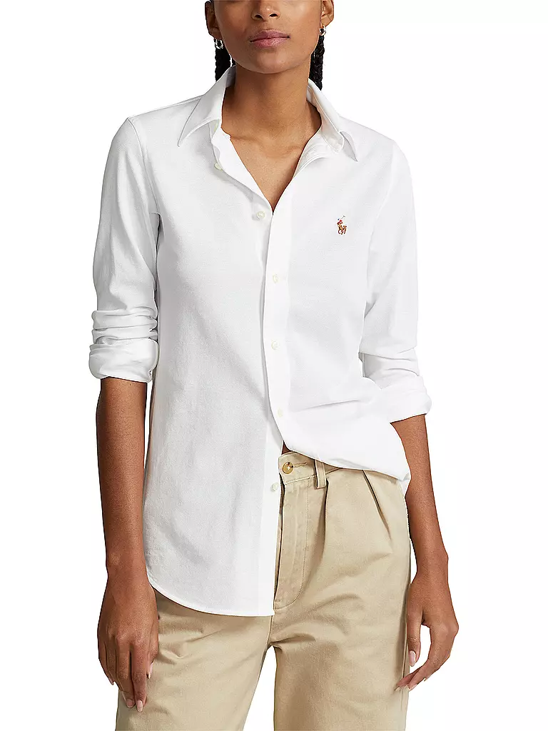 POLO RALPH LAUREN | Bluse Skinny Fit HEIDI | weiss