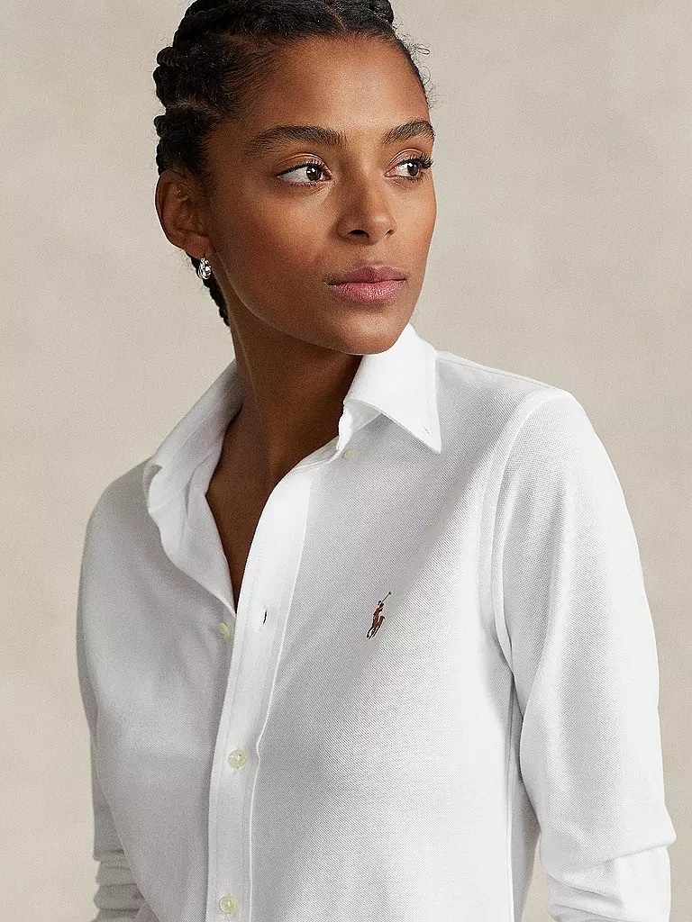 POLO RALPH LAUREN | Bluse Skinny Fit HEIDI | weiss