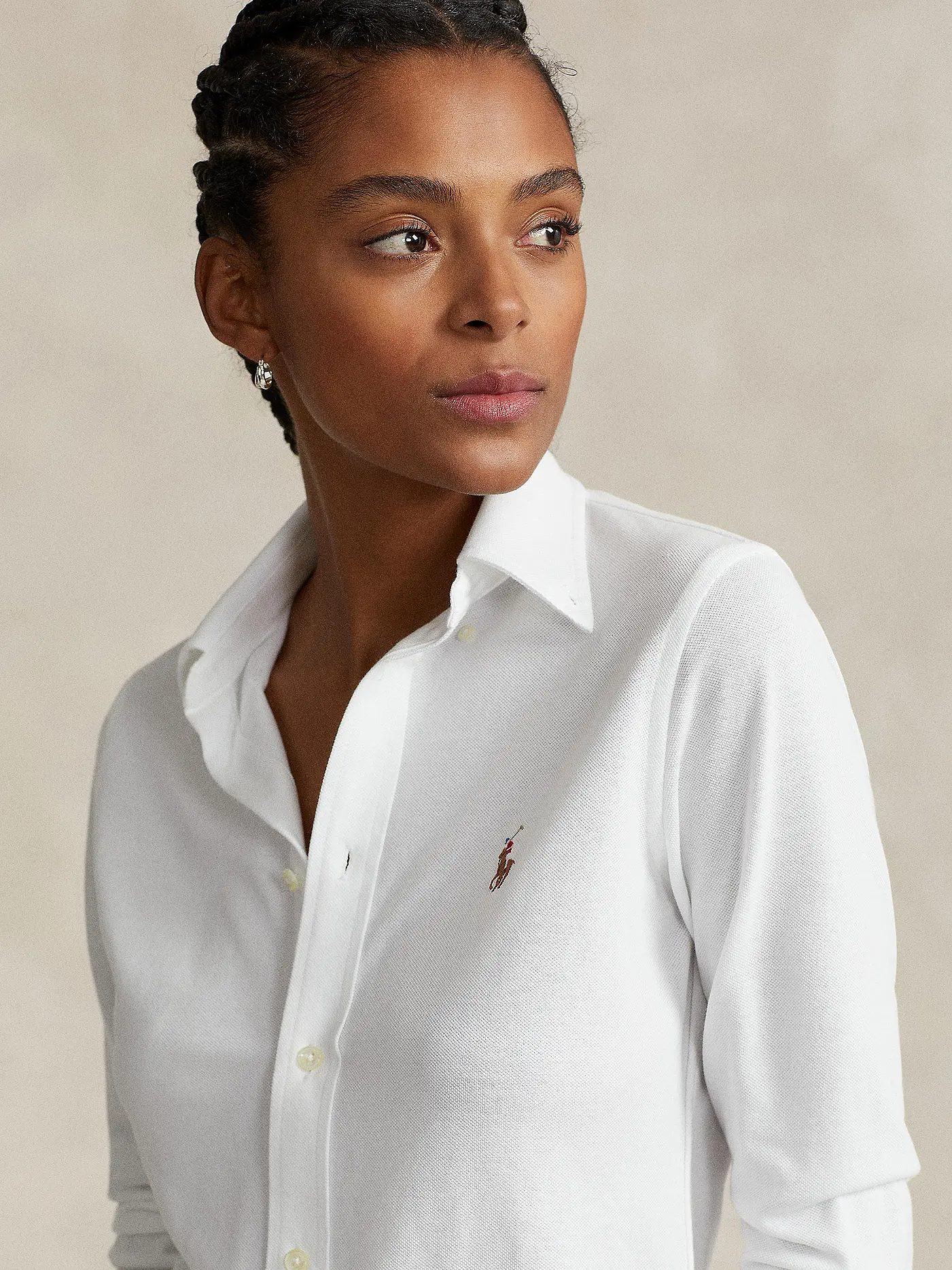 POLO RALPH LAUREN | Bluse Skinny Fit HEIDI | weiss