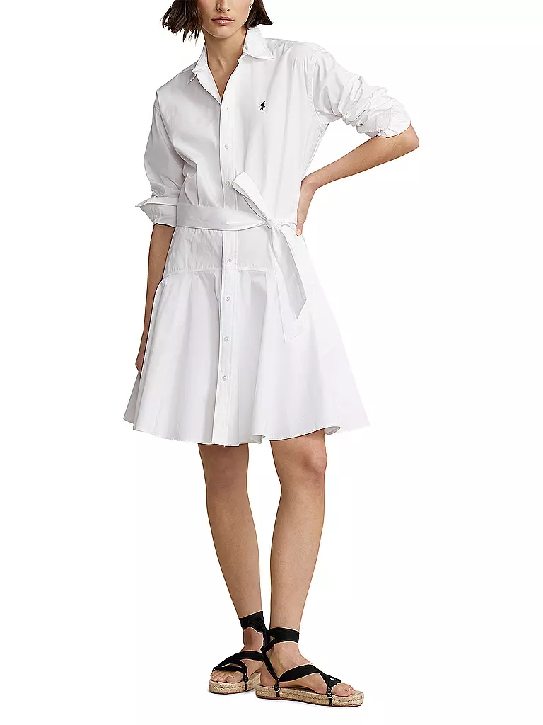POLO RALPH LAUREN | Blusenkleid | weiss