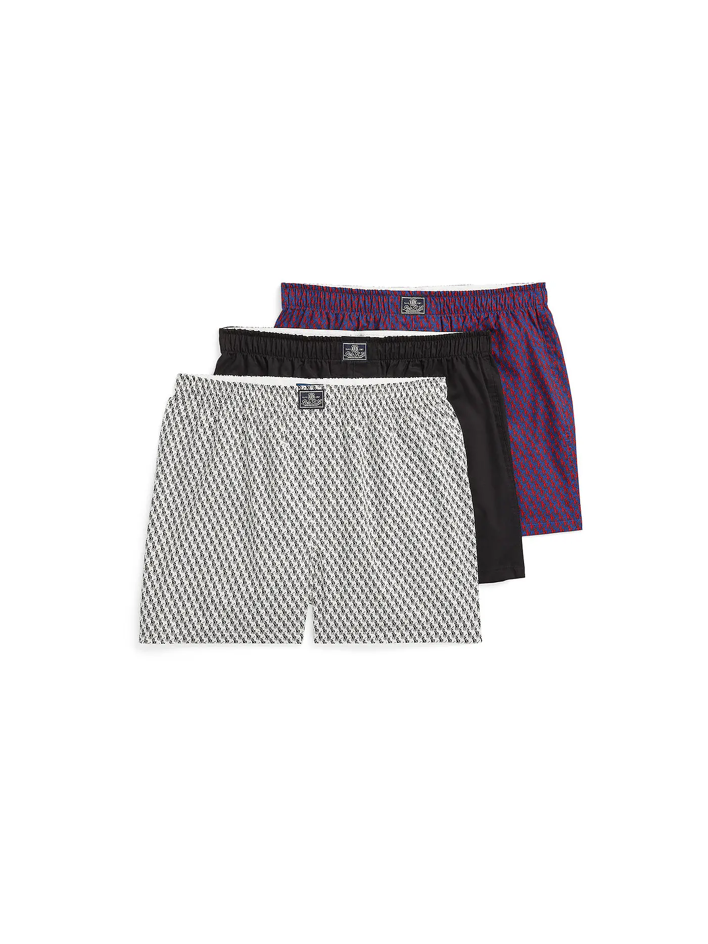 POLO RALPH LAUREN | Boxershorts 3-er Pkg. blue aop | weiss