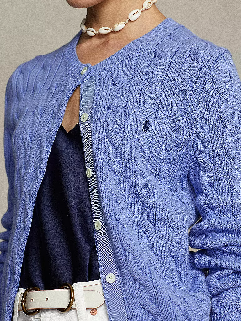 POLO RALPH LAUREN | Cardigan Slim Fit | blau