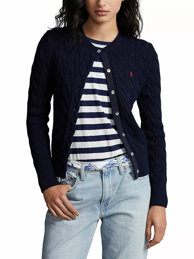 POLO RALPH LAUREN | Cardigan Slim Fit | dunkelblau