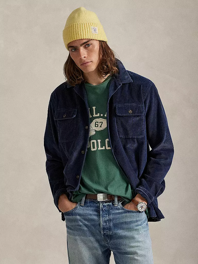 POLO RALPH LAUREN | Cord Overshirt  | dunkelblau