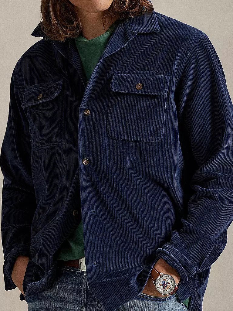 POLO RALPH LAUREN | Cord Overshirt  | dunkelblau