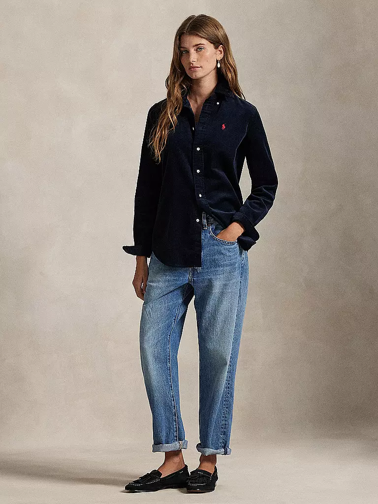 POLO RALPH LAUREN | Cordbluse | dunkelblau