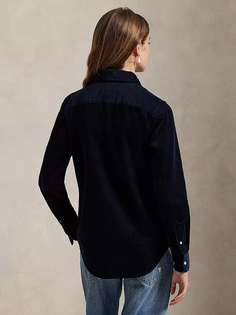 POLO RALPH LAUREN | Cordbluse | dunkelblau