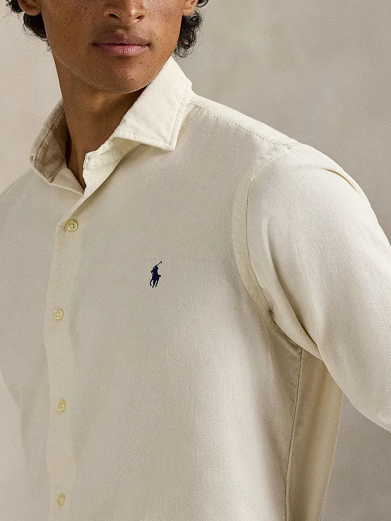 POLO RALPH LAUREN | Cordhemd Custom Fit | creme