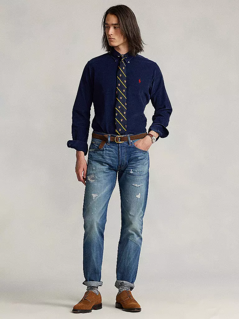 POLO RALPH LAUREN | Cordhemd Slim Fit | dunkelblau