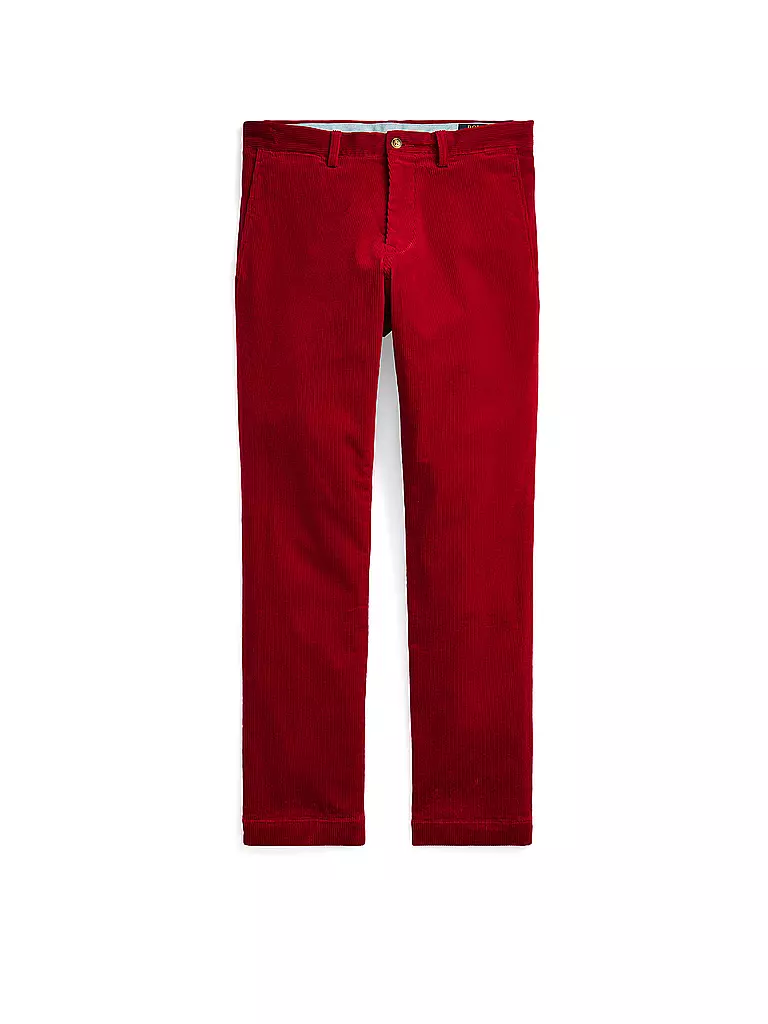 POLO RALPH LAUREN | Cordhose Slim Fit  | rot