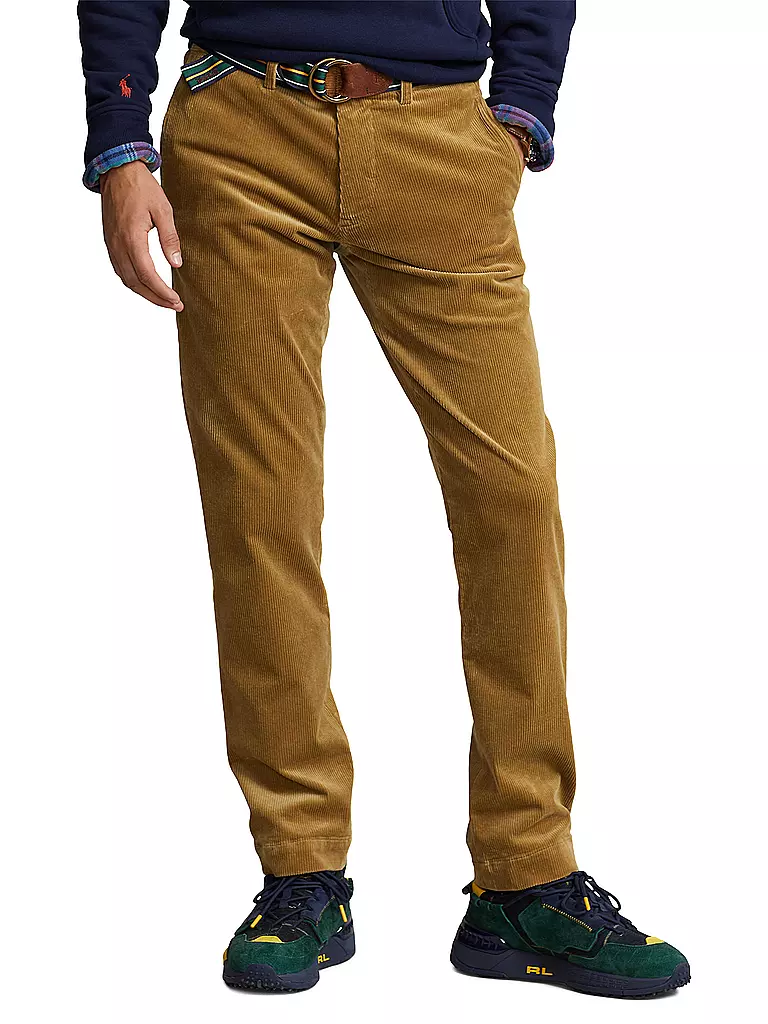 POLO RALPH LAUREN | Cordhose Slim Fit  | camel