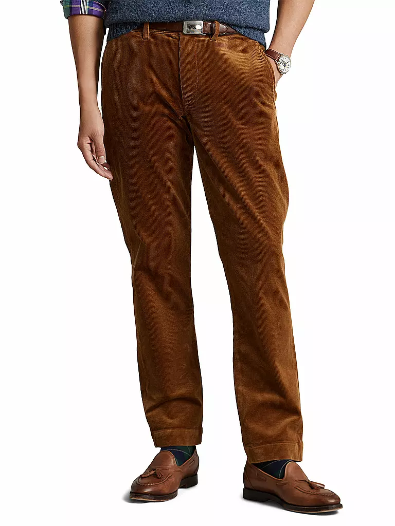 POLO RALPH LAUREN | Cordhose Stretch Straight Fit | grün