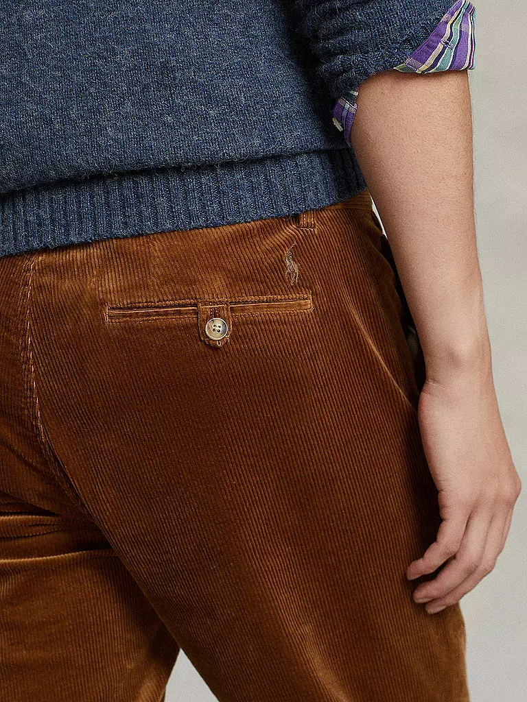 POLO RALPH LAUREN | Cordhose Stretch Straight Fit | grün