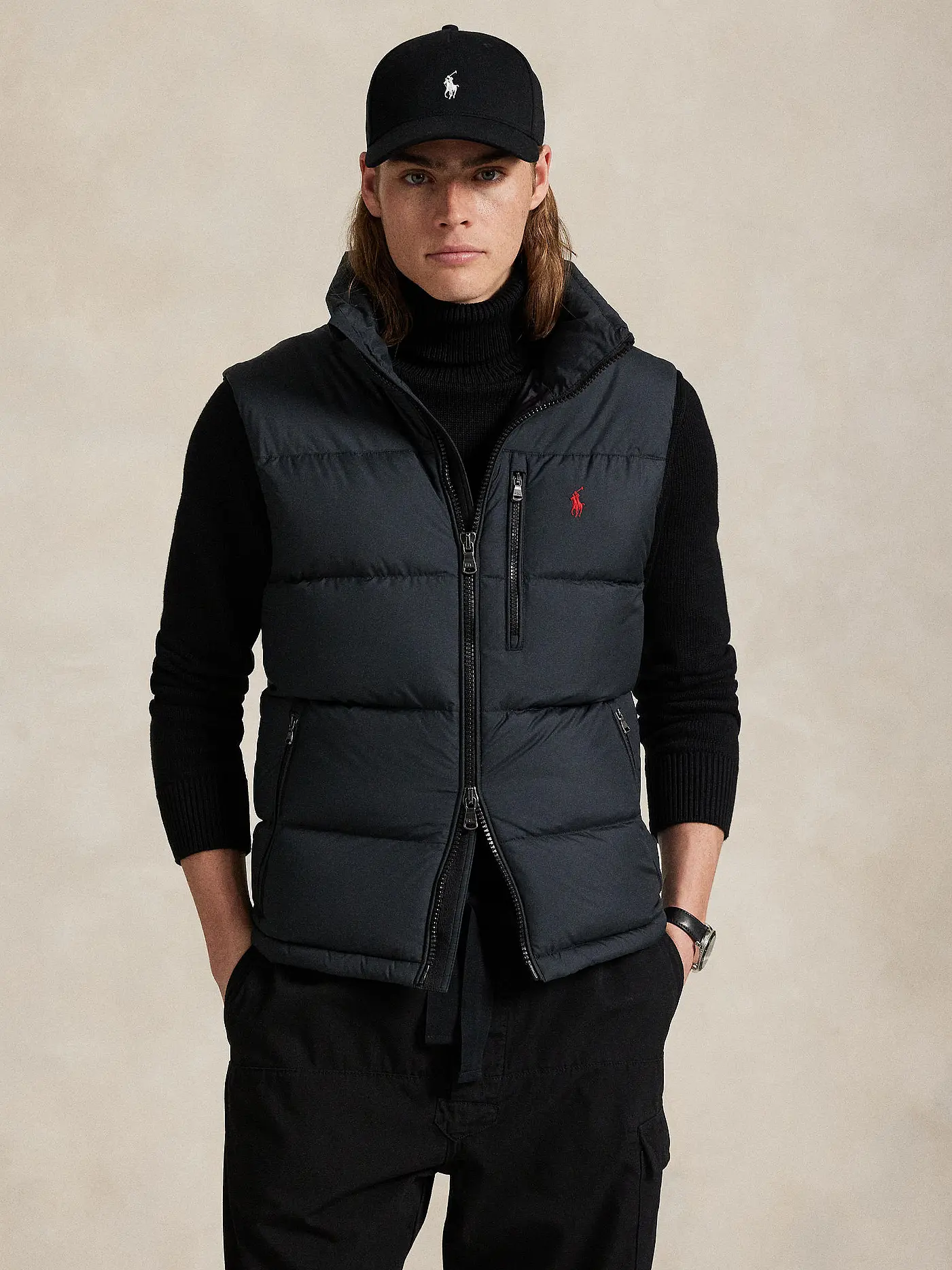 POLO RALPH LAUREN | Daunensteppgilet | schwarz